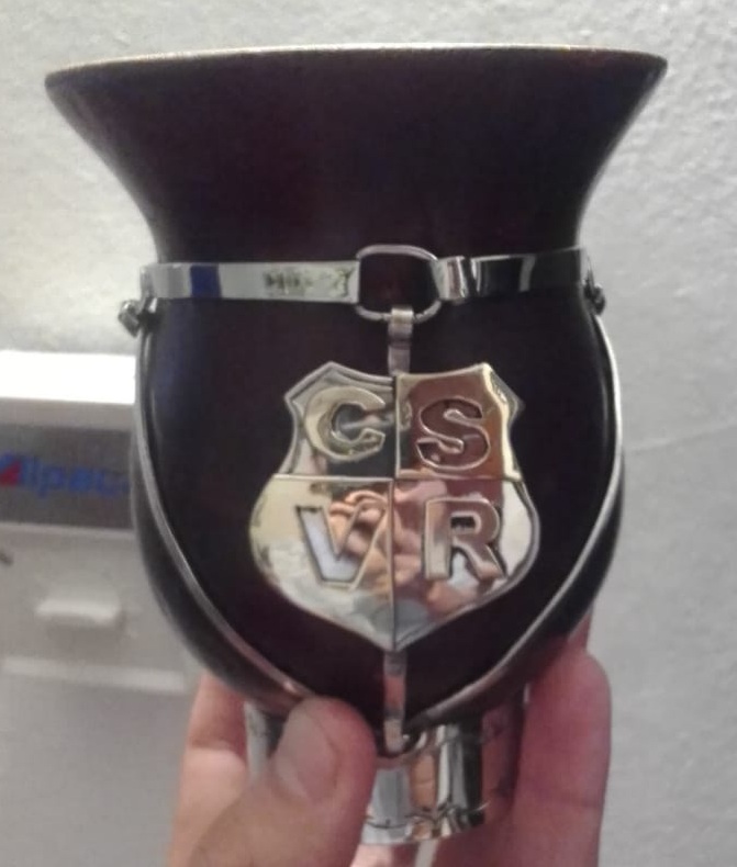 Mate con diseño metálico - Envíos internacionales